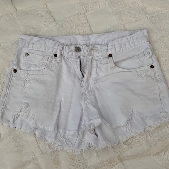 White Denim Ralph Lauren Shorts - Picture 3 of 3